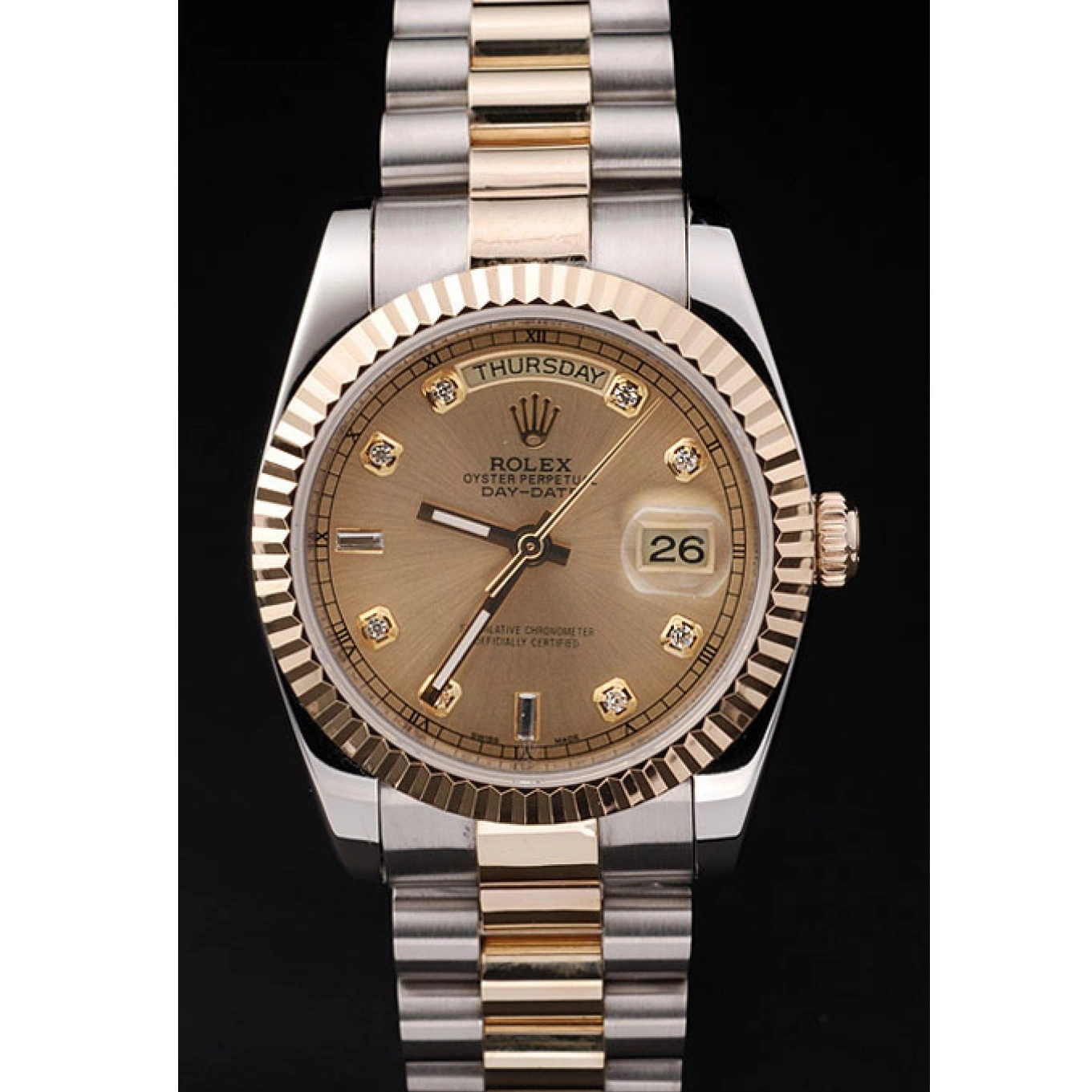 Aaa replica watch Swiss Mechanism-srl58 Rolex Day-Date 0818